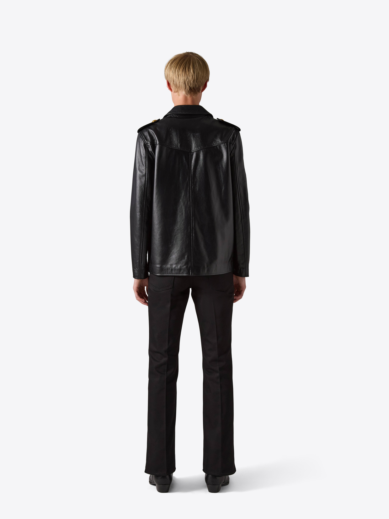 LEATHER JACKET 175 BLACK