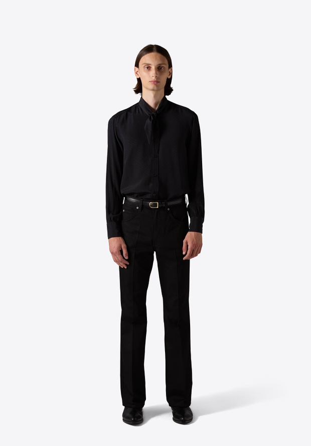 blk dnm SHIRT 69 BLACK DOT JACQUARD