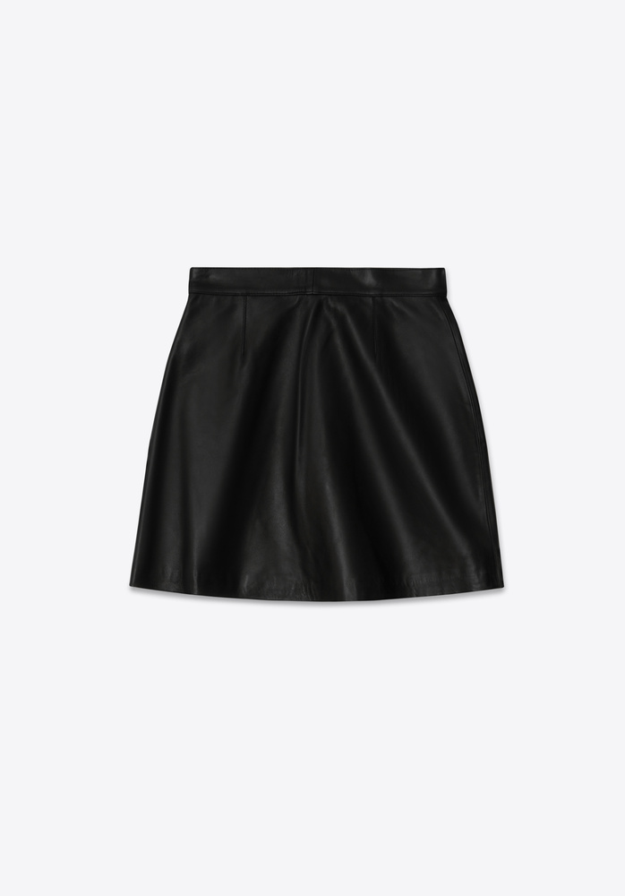 LEATHER SKIRT 74 BLACK