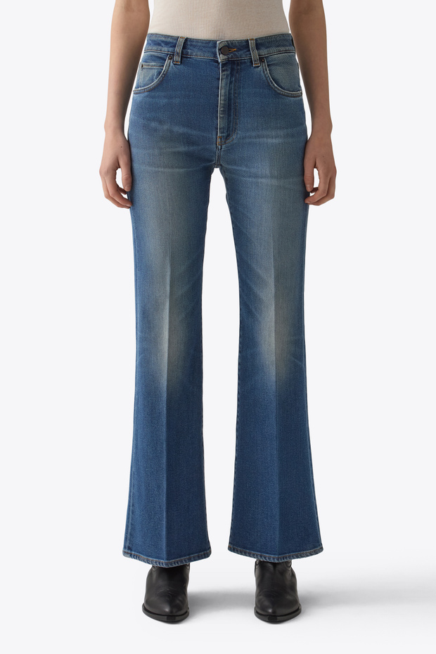 BLK DNM JEANS 76 BRIGHT VINTAGE BLUE - BRIGHT VINTAGE BLUE