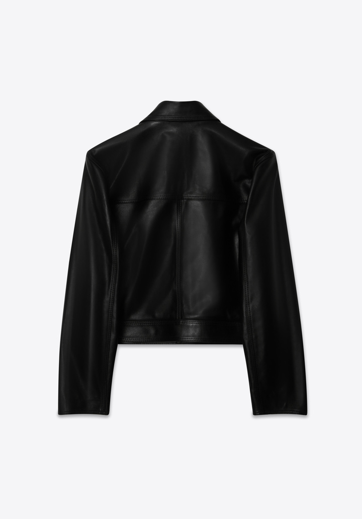 【NONCODE】Rats Crop Leather Jacket NONCODE】Rats Crop Leather Jacket