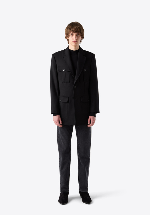 JACKET 171 BLACK CAVALRY TWILL