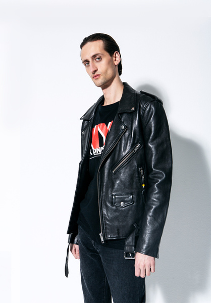 blk dnm suede jacket