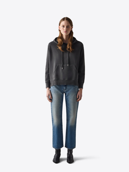 【YOUHEE】WASHED DENIM HOODIE JUMPER MUSINSA公式 | YOUHEE WASHED DENIM HOODIE JUMPER CHARCOAL