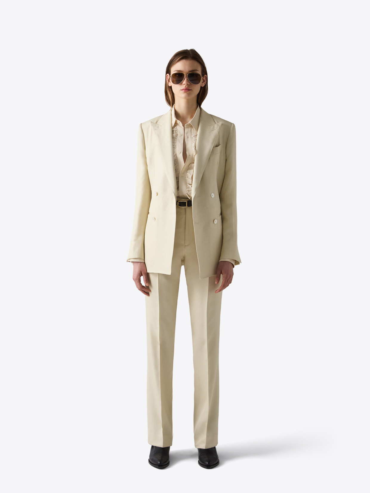 BLAZER 78 CREAM RAW SILK