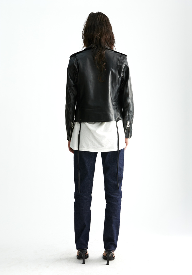 LEATHER JACKET 16 BLACK