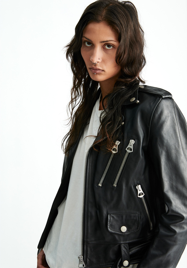 LEATHER JACKET 16 BLACK