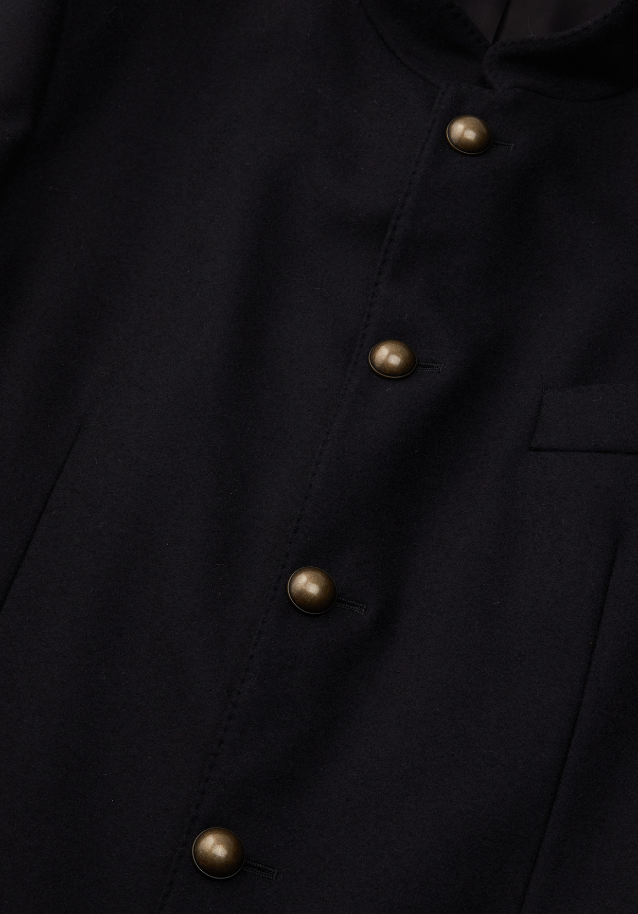 BLAZER 67 BLACK UNIFORM WOOL