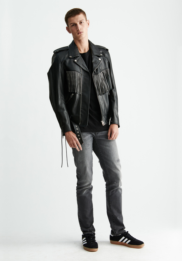 ジャケット・アウター Common divisor black leather jacket 502_d0d93a58f6-leather-jacket-