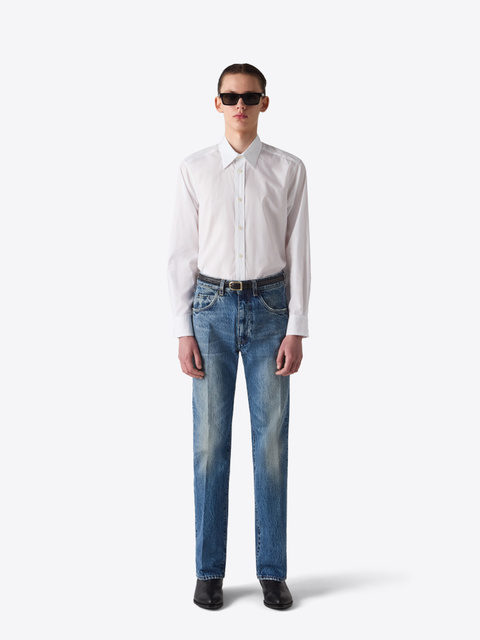 SHIRT 01 WHITE POPLIN