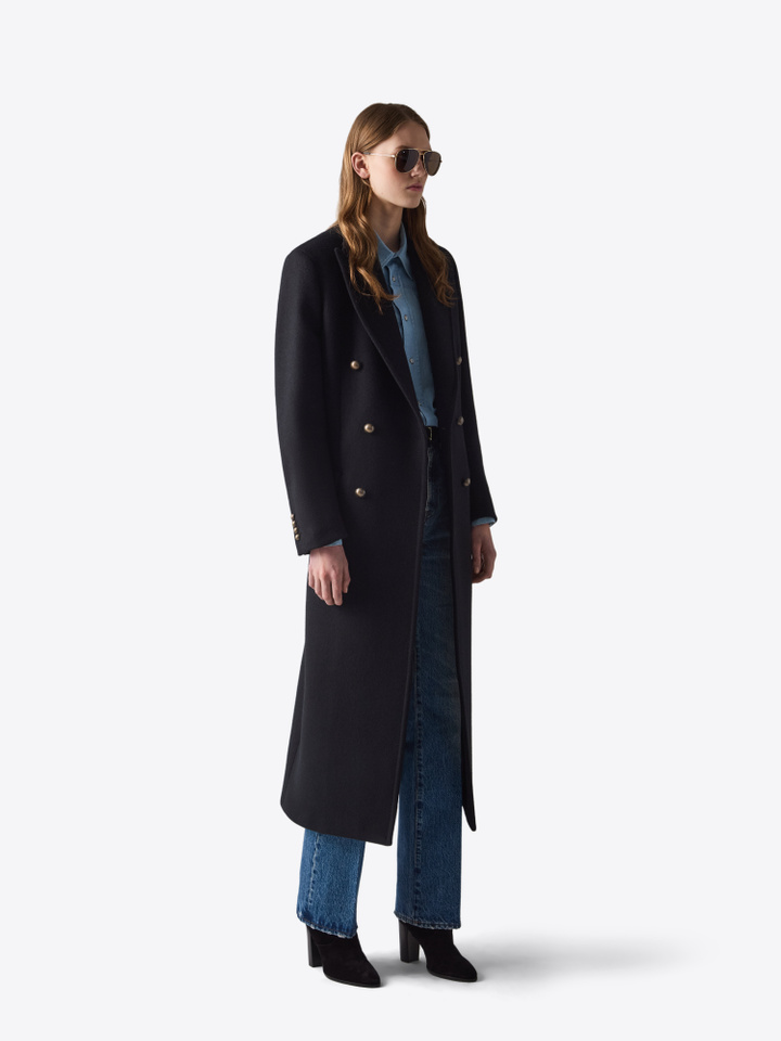 TODAYFUL Standcollar Wool Coat 38 黒