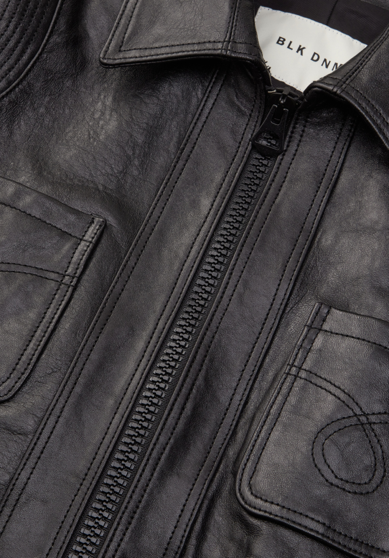 LEATHER JACKET 70 BLACK