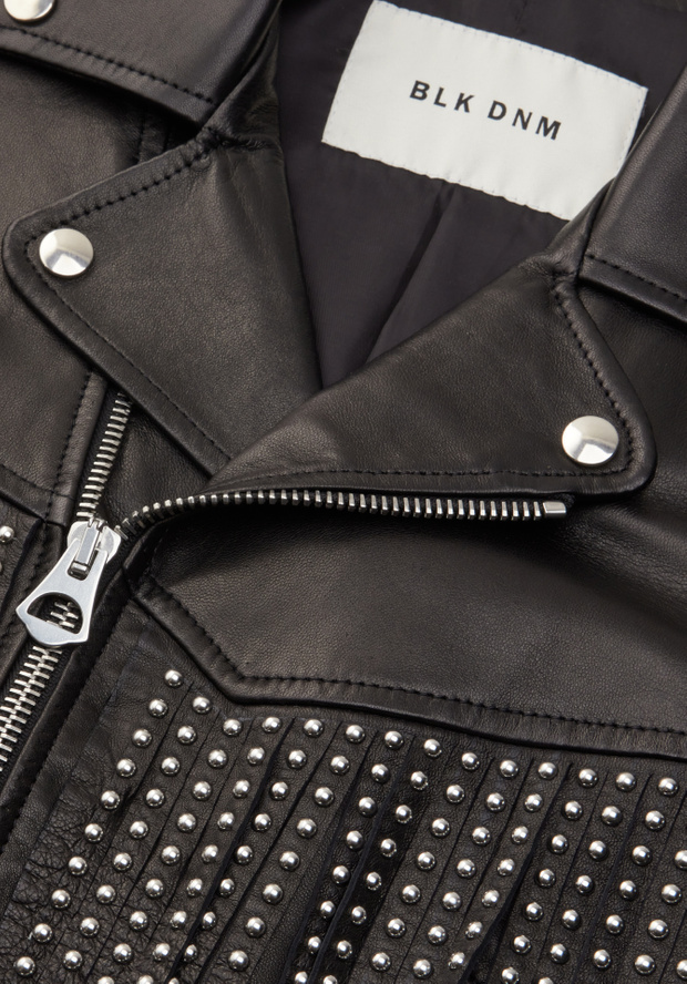 [美品]CLANEクラネ　EGG エッグFAKE LEATHER JACKET CLANE クラネ EGG FAKE LEATHER JACKET（CLANEクラネ EGG エッグ
