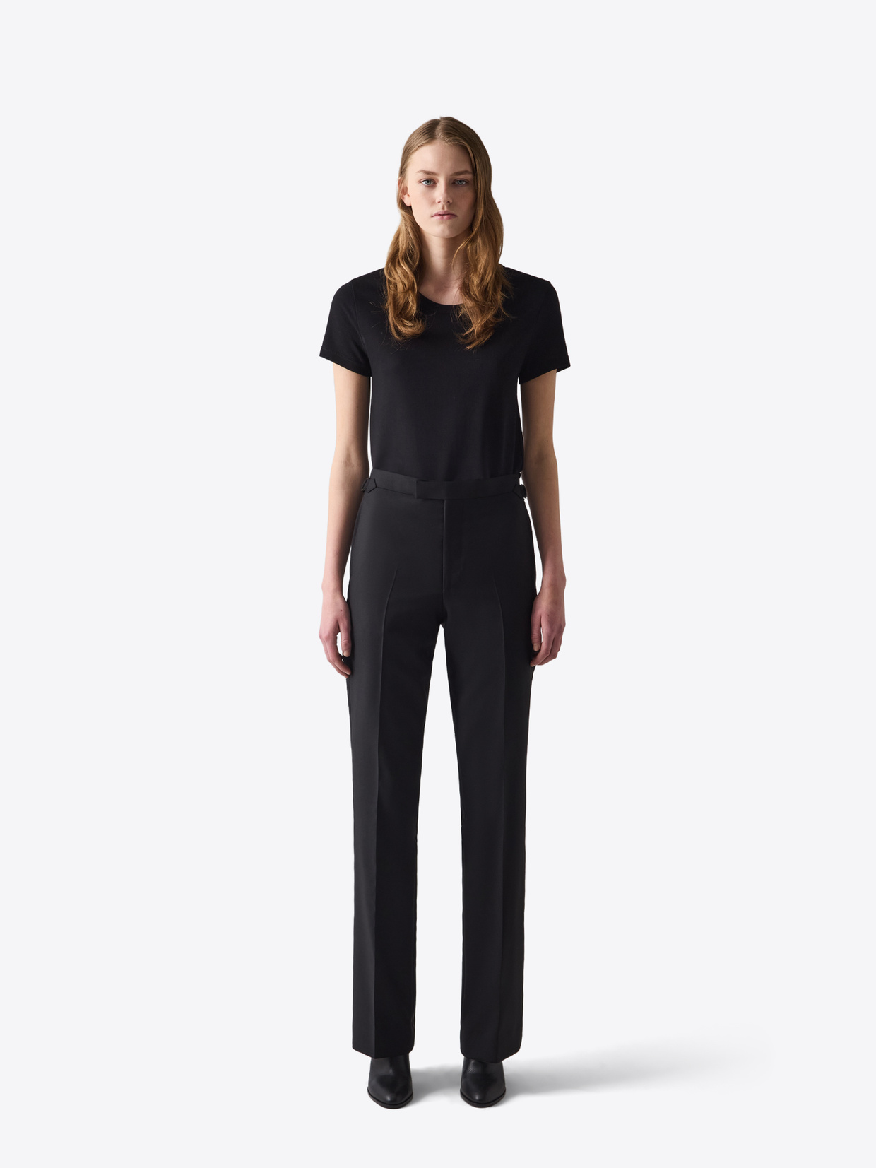 TROUSER 78  BLACK TUX WOOL