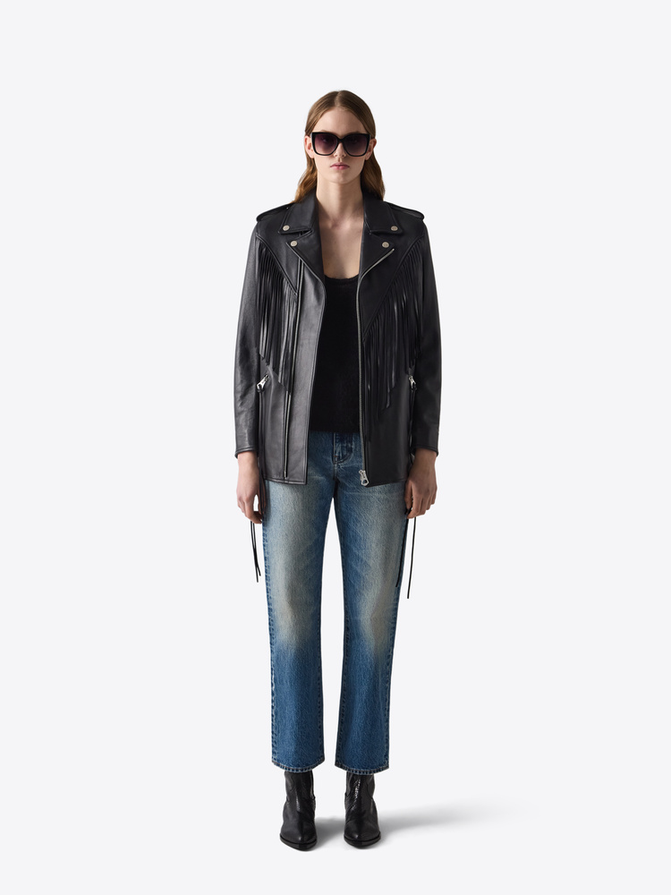 美品 blackmeans LABRAT Rockers Leather JKT Blackmeans x Labrat Lightning Lamb Double Rider – HUIBEN
