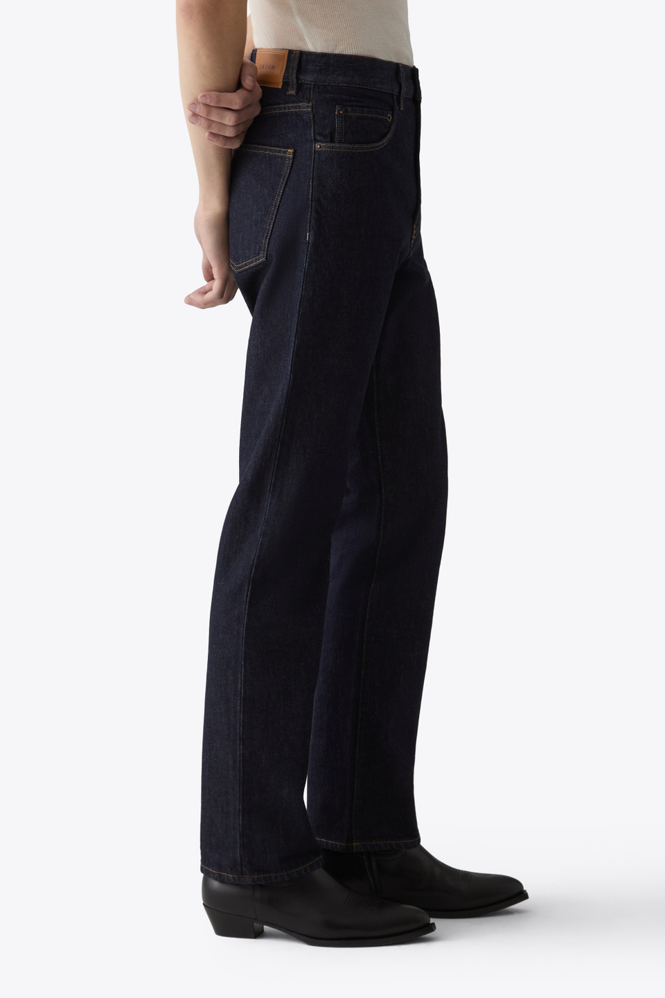 【MODERNIF】Rodin Black Blue Denim Pants Vex Denim TRUEPRODIGY Super SKINNY Destroyed Tag 29x32 (Real